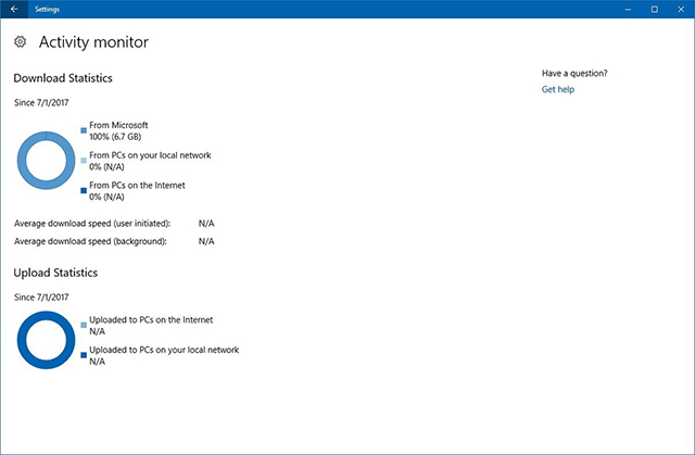 Win10 Fall Creators Update将允许您限制更新的带宽使用情况