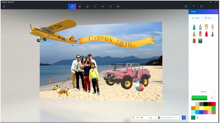 Win10创意者中的《Paint 3D》应用带来重大更新1.jpg