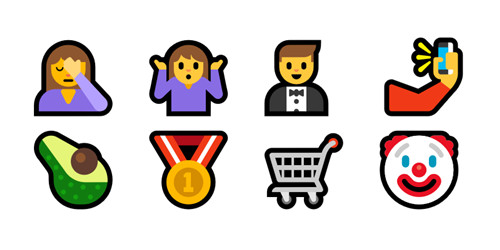 微软说Windows 10到Windows 7回迁emojis.jpg