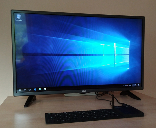 K8迷你PC - 折叠式键盘和windows10