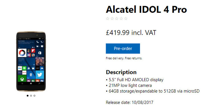 windows10的阿尔卡特Idol 4 Pro再次延迟.jpg