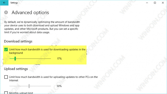 Win10专业版下限制带宽更新的技巧