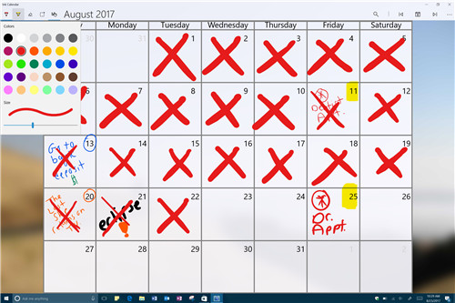 全新Win10专业版下的绘画日历记录你的生活2.jpg