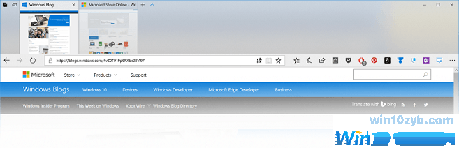 Win10 1709下edge浏览器新特性
