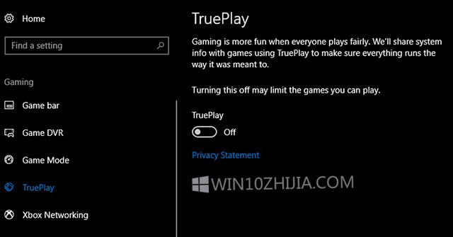 windows10 1709秋季创作者启用了TruePlay功能.jpg