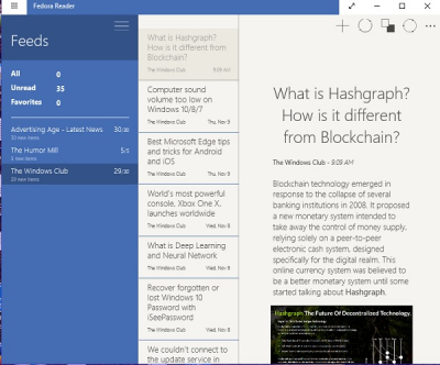 免费的RSS阅读器适用于windows10系统