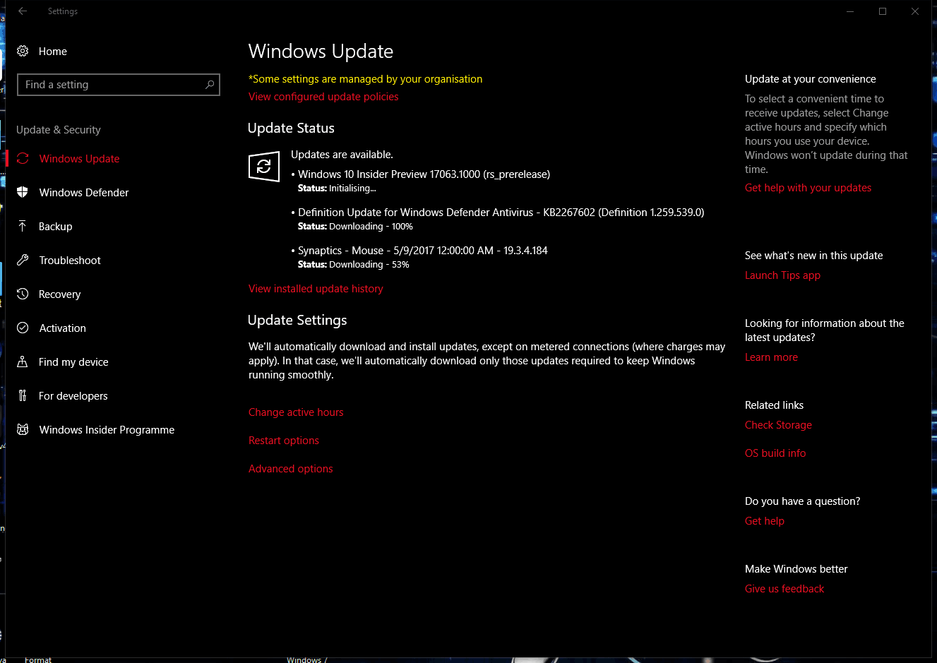 微软推送windows10 RS4快速预览版17063系统更新.png