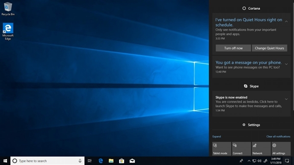 Windows 10新版1803更新内容详情