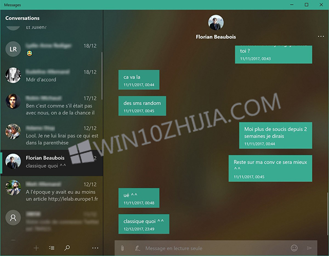 微软更新Win10 SMS Messaging应用程序.jpg