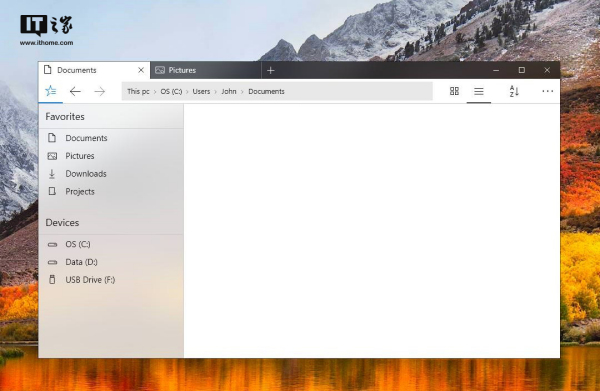 windows10文件资源管理器UWP版概念化2.jpg