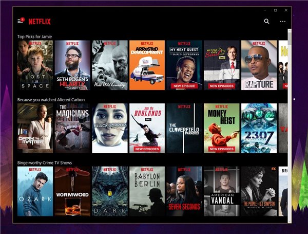 Netflix Windows10 UWP加入画中画播放功能