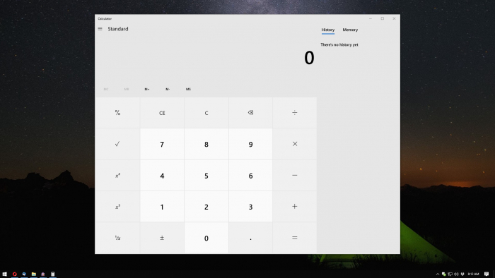 Win10 1809正式版计算器应用窗口太大了.jpg