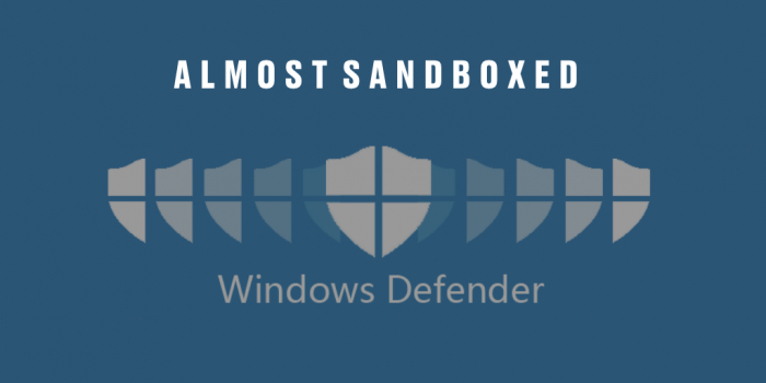 Windows Defender被置于沙盒中之后：关机后开机无法启用1.png