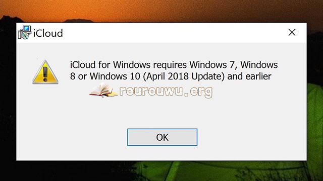 windows10 1809新bug，现在iCloud存在问题.jpg