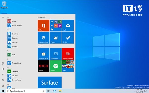 Win10 19H1 build 18305.1000版本更新详情.png