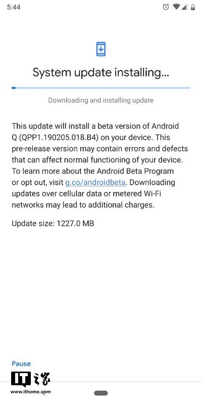 谷歌正式推送Android Q Beta 1