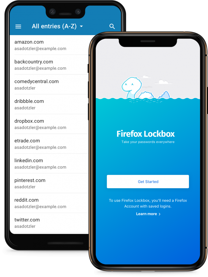 Mozilla为Android用户推出Firefox Lockbox密码管理器