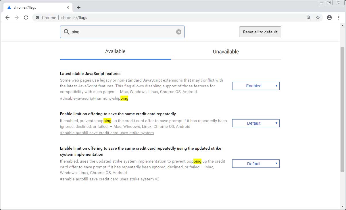 Chrome等浏览器不再允许用户关闭点击跟踪网站链接