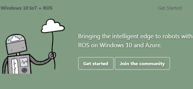 微软发布ROS for Windows 10 IoT Enterprise