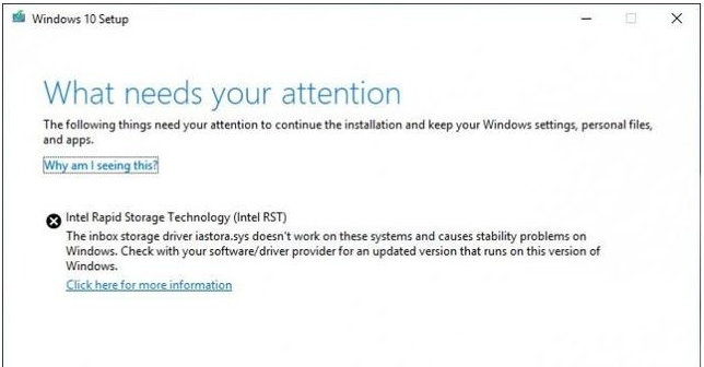微软将解决Win10 1903因RST驱动被暂停升级的bug.png