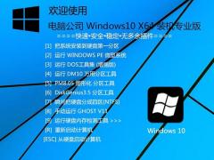 电脑公司Win10专业版64位 V2019.12_1909系统下载