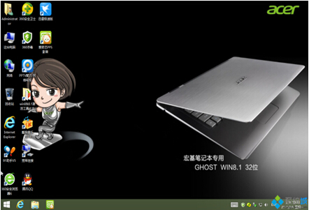 宏基Acer笔记本专用 WIN8.1 32位官方正式版V2015.03