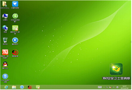 Windows8.1 X86 360安全装机专业版V2015.05（32位）