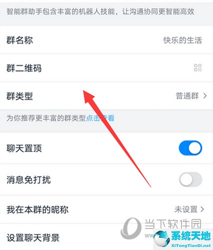 钉钉群类型界面
