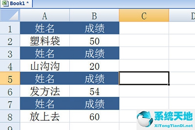 随便弄了个表格