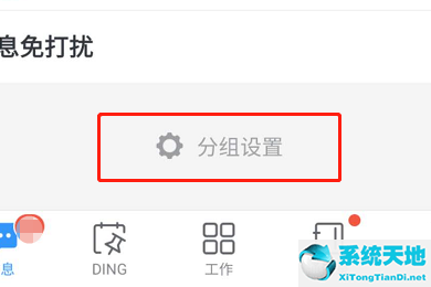 钉钉分组管理选项位置