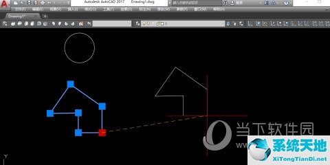 AutoCAD2017怎么移动图形