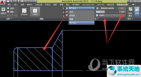 AutoCAD2015怎么填充颜色