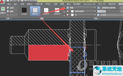 AutoCAD2015怎么填充颜色