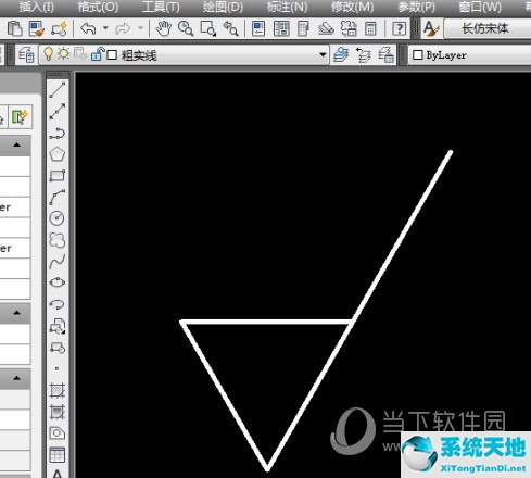 AutoCAD2016怎么画粗糙度符号