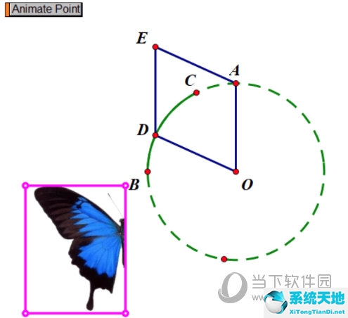 幾何畫板怎么制作蝴蝶動畫