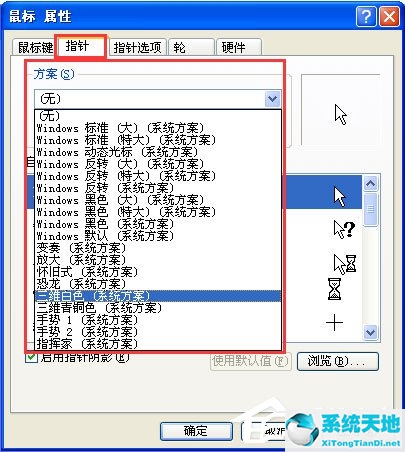 WinXP系统鼠标指针怎么换？WinXP系统更换鼠标指针的方法(图4)