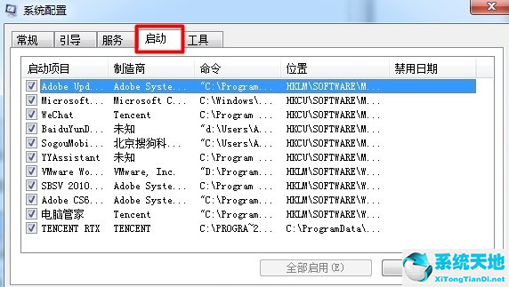 Win7电脑开机启动项要怎么设置？